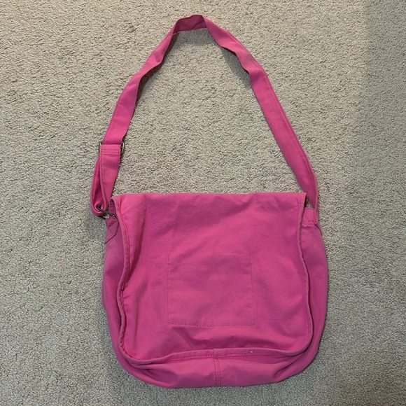 pink abercrombie and fitch messenger back - Picture 2 of 4